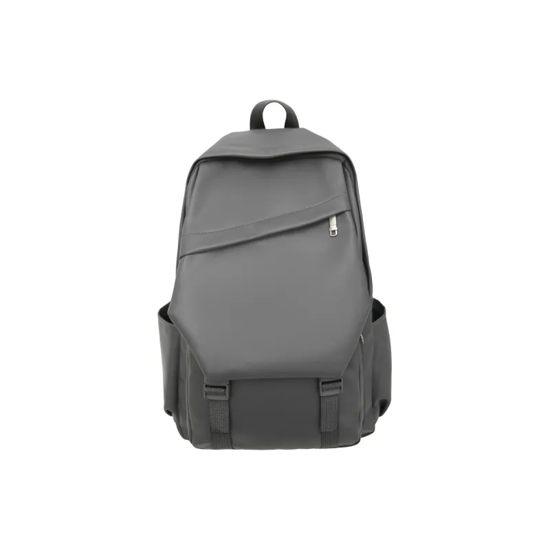 XIANGSU PU Backpack Unisex White/Black/Gray/Brown-12