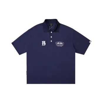 WAYNEXZAVIER Polo Shirts Men Blue