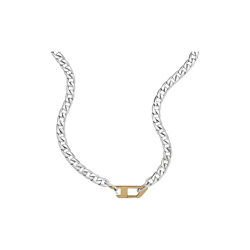 DIESEL Dx1343 Logo plaque Necklace-0