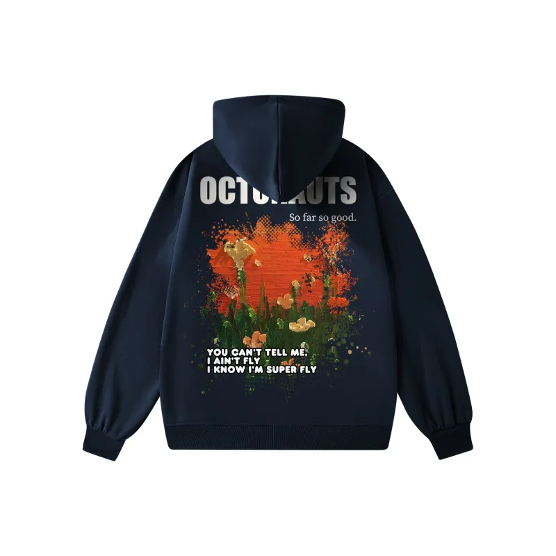Small Columns Under The Sea Hoodie Unisex-2