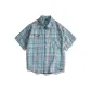 Blue White Plaid