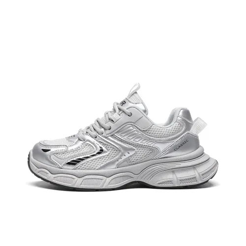 ZHR Low Top Chunky Sneakers Women's Silver