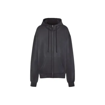 MM6 Maison Margiela Zipped Drawstring Hoodie