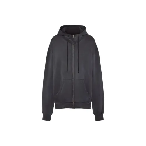 MM6 Maison Margiela Zipped Drawstring Hoodie