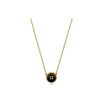 MARC JACOBS The Button Embellished Necklace