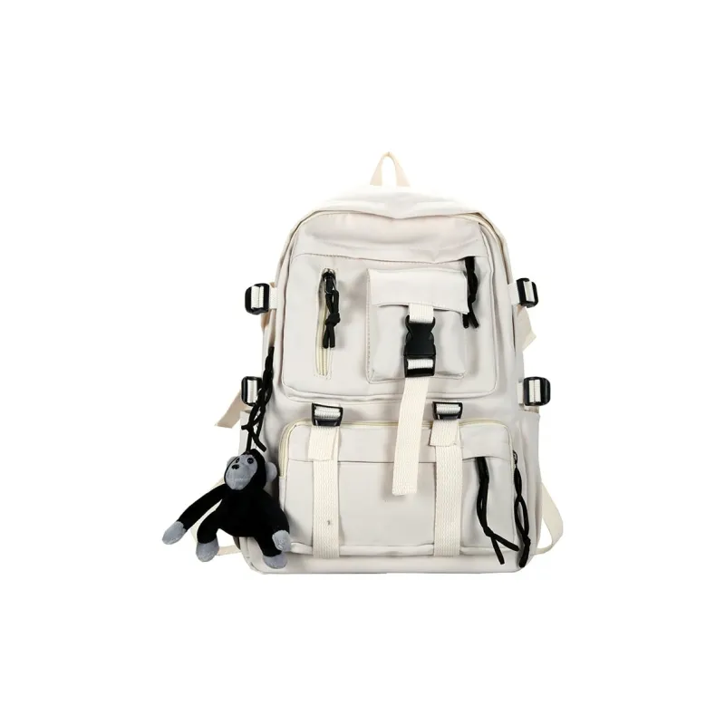 BRABOSTON Nylon Backpack Regular Unisex White/Black/Burgundy/Green/Blue-0