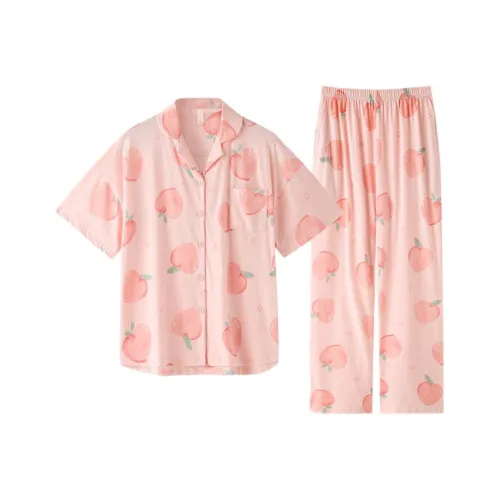ZAO FU NIAO Pajama Set Women's Pink