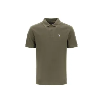 BARBOUR Logo Embroidered Short Sleeved Polo Shirt