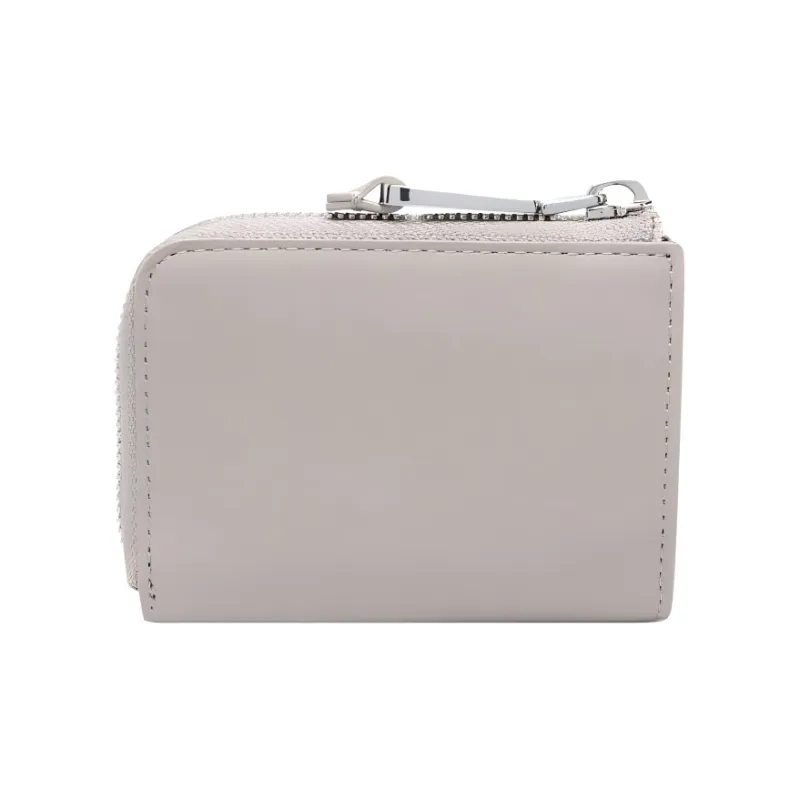 EMPORIO ARMANI Artificial Leather Coin Purses Wallets Women's Light Gray-1