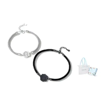 DAISY BEAUTY S925 Silver Bracelets Unisex