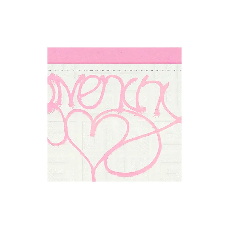 GIVENCHY Chito Collaboration Calfskin Card Holder Women's White/Pink-2