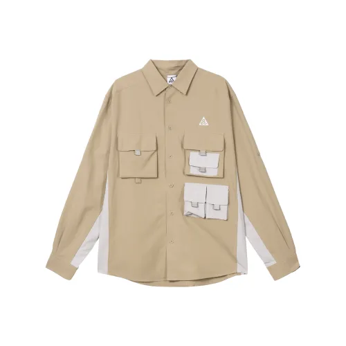 Nike ACG Shirts Men Khaki