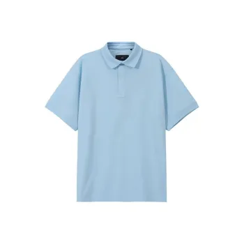 Y 3 Logo Detailed Short Sleeved Polo Shirt
