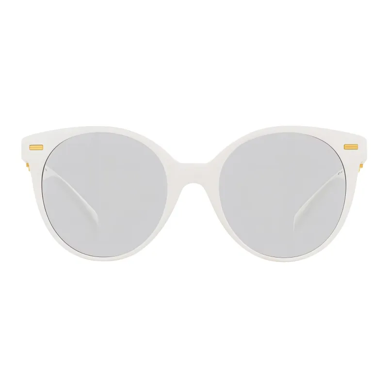 VERSACE Round Sunglasses Grey-1