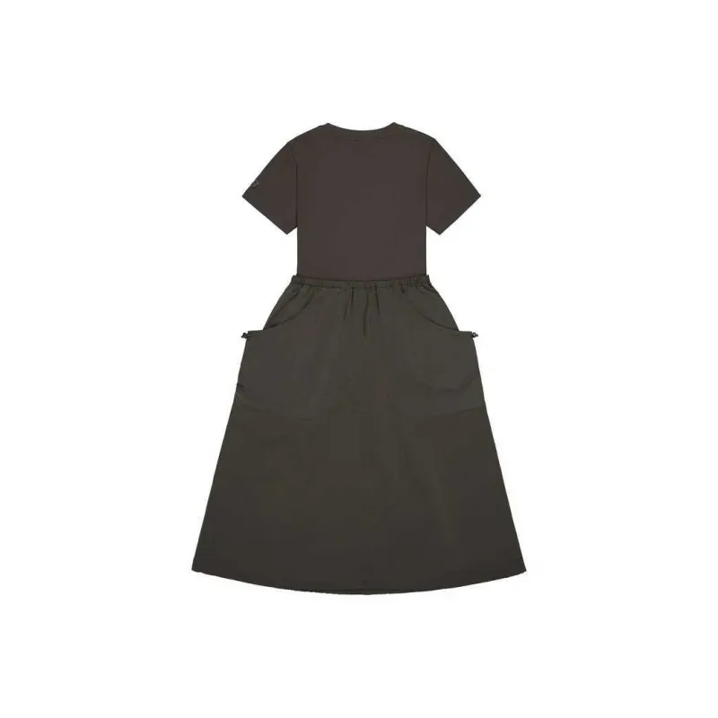 New Balance Short Sleeved Dress Women's Dark Gray-1