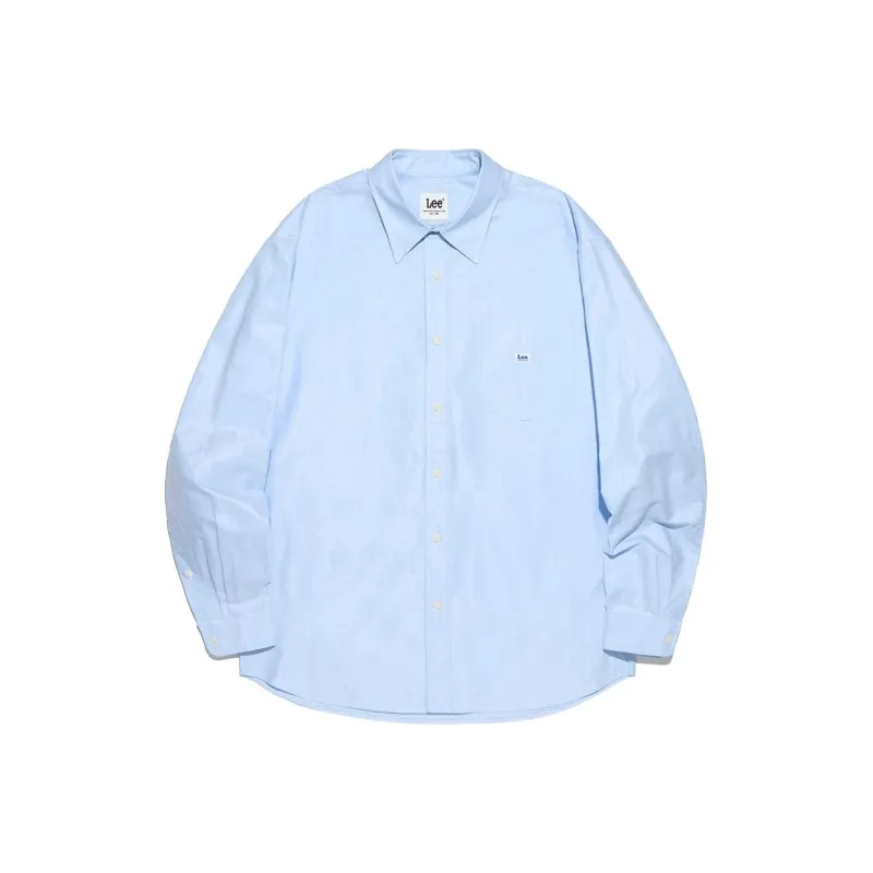 Lee Shirts Unisex Light Blue-0