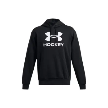 Under Armour HockeyIcon Men's UA Icon Fleece Hockey Hoodie Sweatshirt Men's Black