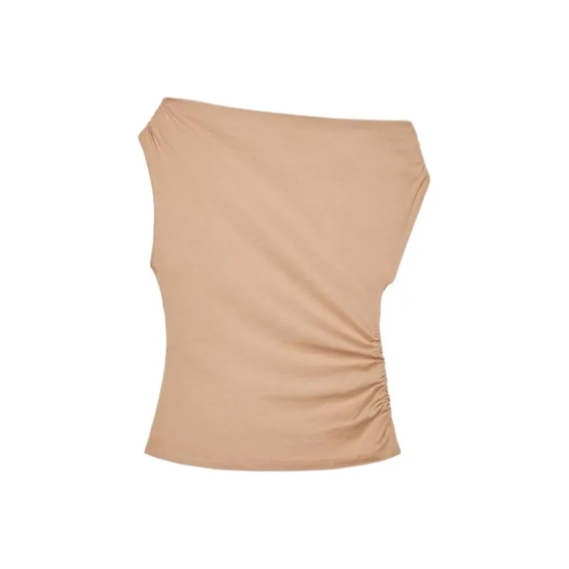 ZARA T Shirts Women's Beige-1