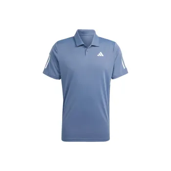 Adidas Club 3 Stripes Polo Shirt Polo Shirt Men's Blue