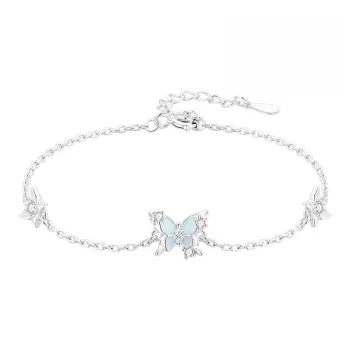 ZHIAIYONGHENG 999 Fine Silver Bracelets Women's