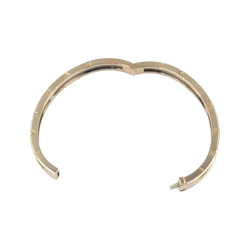 BVLGARI Pre Owned 2010s 18K Rose Gold B.zero1 Bracelet-1