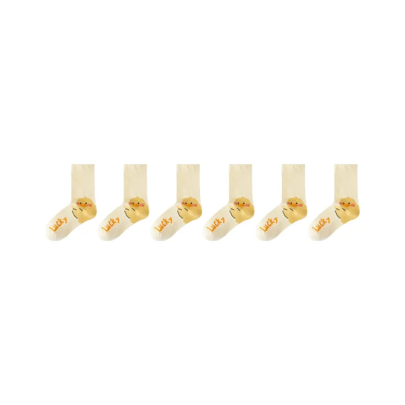 Cotton Gene Mid Calf Socks Women's Combo Set-33