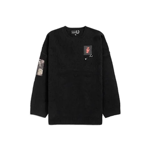 Fred Perry X RAF SIMONS Sweaters Unisex Black