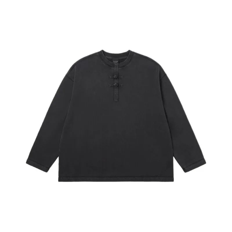 CLOT Sweatshirts Unisex Washed Black-0