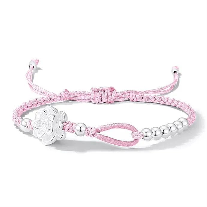 CHINA GOLD 999 Fine Silver Bracelets Unisex-0