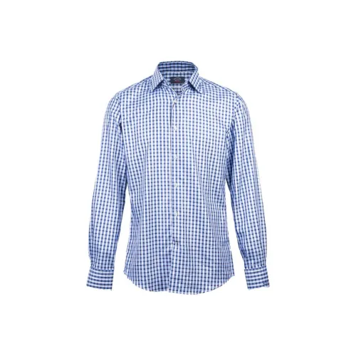 Paul & Shark Yachting Shirt Men's Blue Plaid