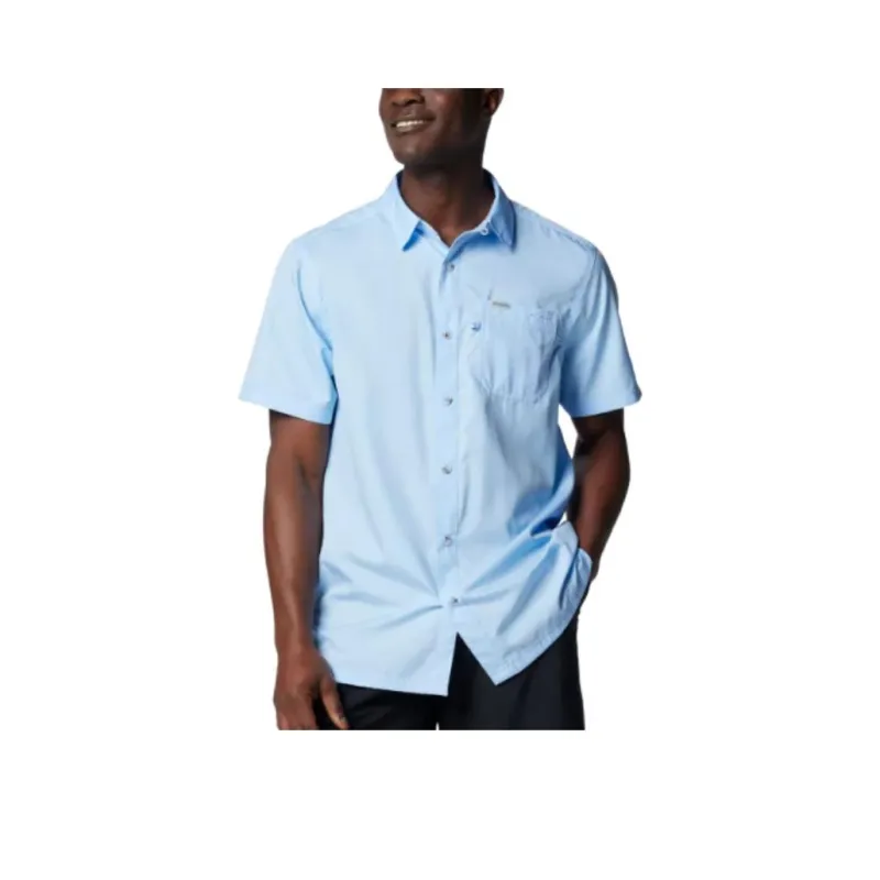 Columbia PFG Slack Tide™ Camp Shirt Shirt Men's Light Blue-0