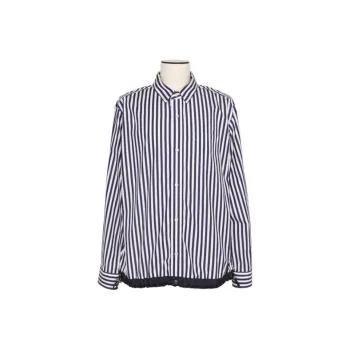 Sacai Shirts Men Marine Blue