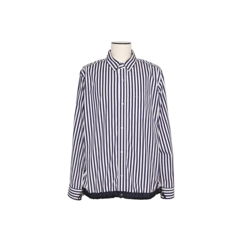 Sacai Shirts Men Marine Blue-0