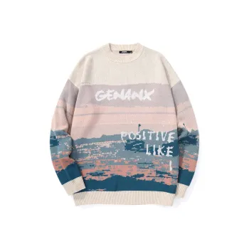 Loose Fit Sweater Unisex Late Sunset