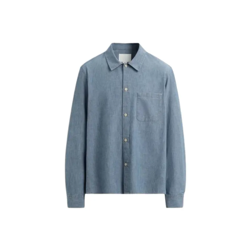 ZARA Shirts Men Medium Blue-0