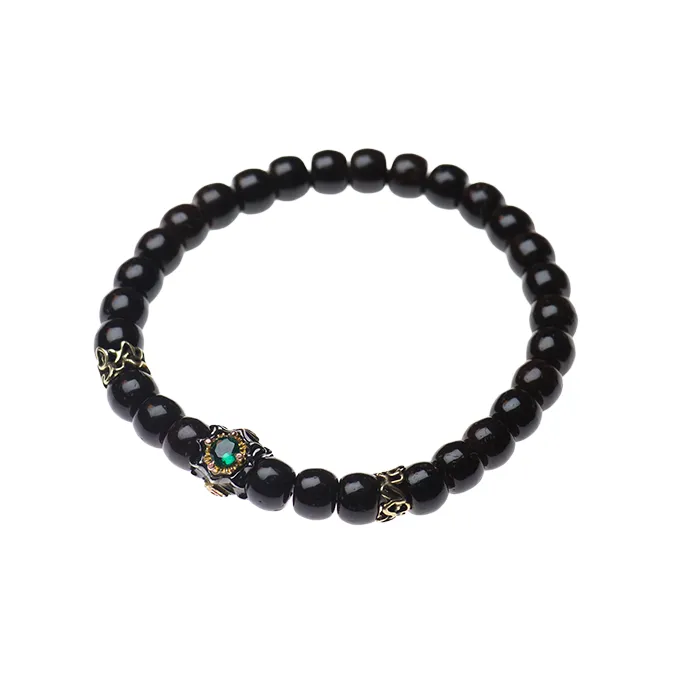 Bluish Reverie Coconut Shell Beads Bracelets Unisex-0