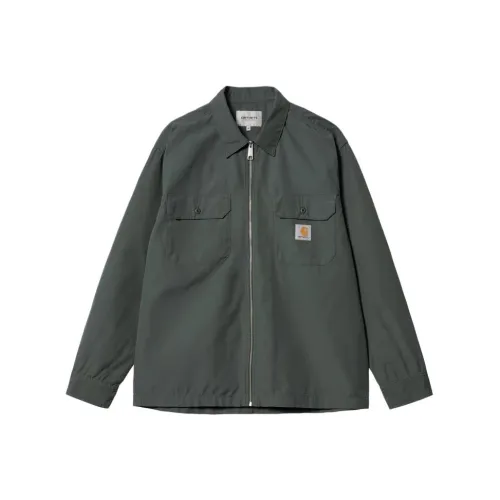 Carhartt WIP FW23 Craft Zip Shirt Men's Green