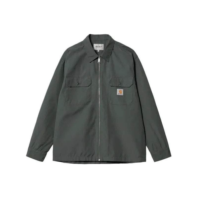 Carhartt WIP FW23 Craft Zip Shirt Men's Green-0