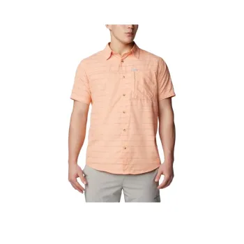 Columbia Homecrest™ Short Sleeve Shirt Shirt Men's Orange