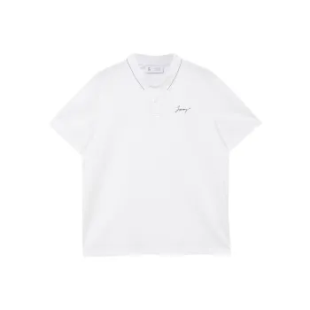 JACK JONES· Polo Shirt Men's Snow White