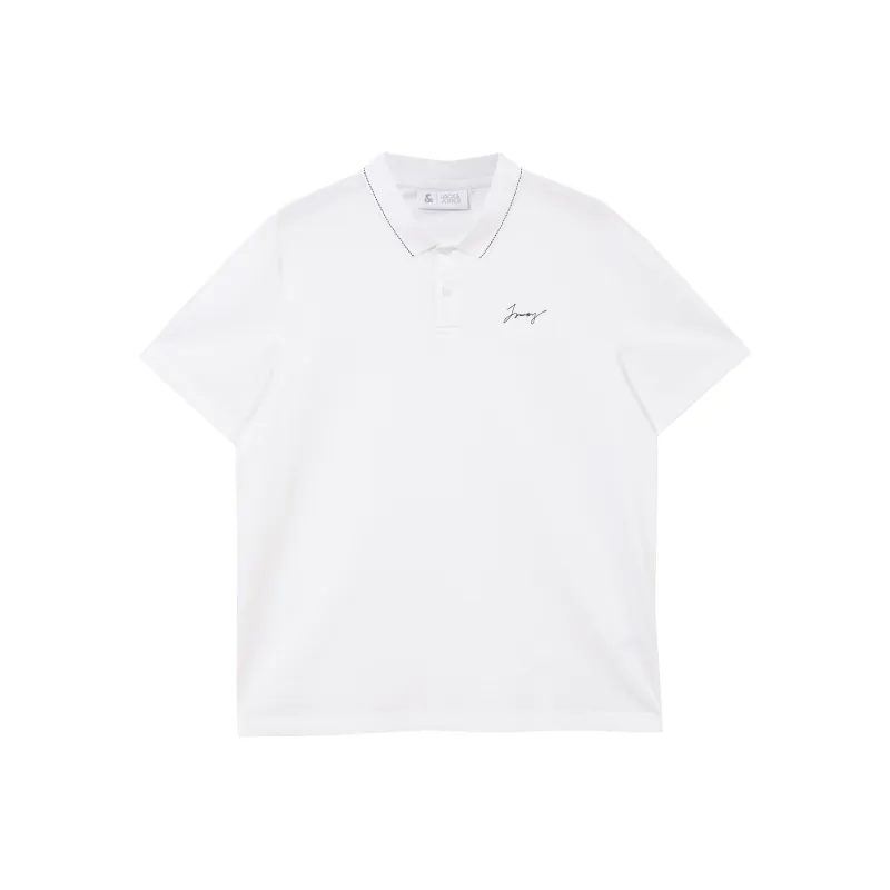 JACK JONES· Polo Shirt Men's Snow White-0