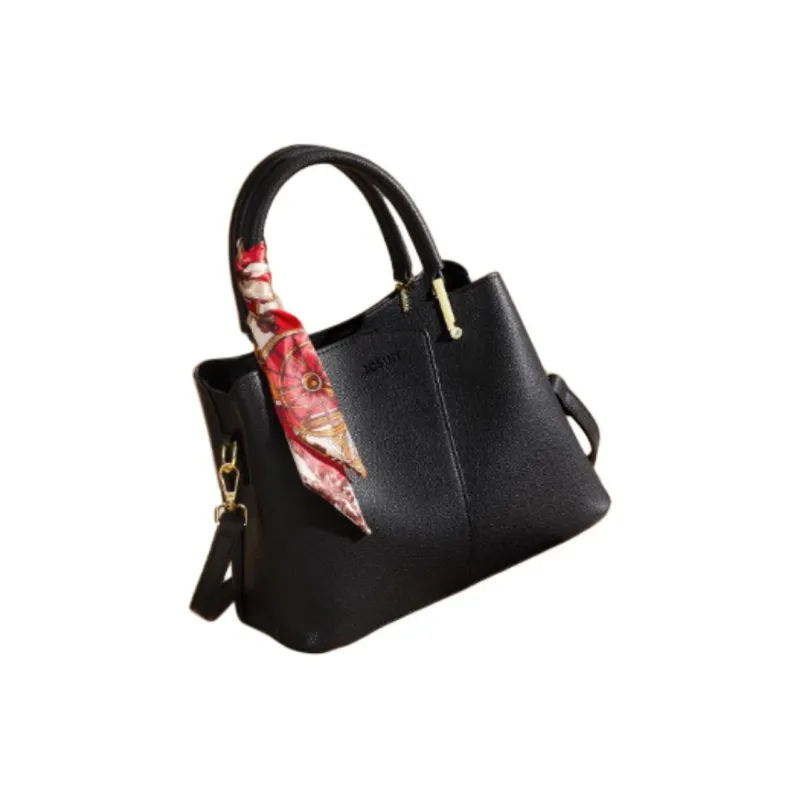 JOSINY Fabric, Synthetic Leather One Shoulder Handbag Medium Size Women's Multicolor-17