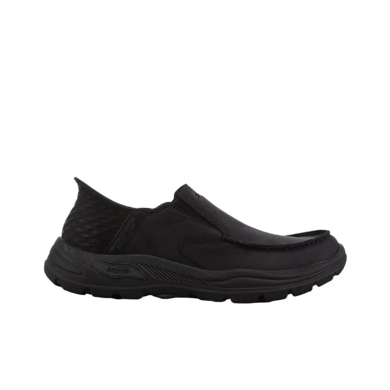 Skechers Arch Fit Motley Low Top Casual Shoes Men's Black-1