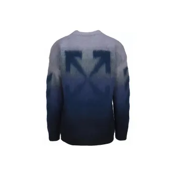 OFF WHITE Diagonal Brushed Sweater