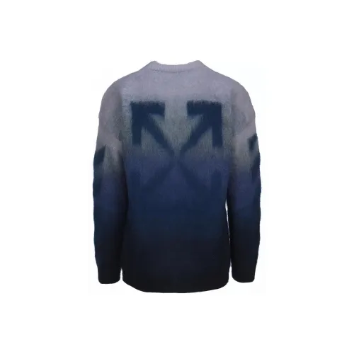 OFF WHITE Diagonal Brushed Sweater