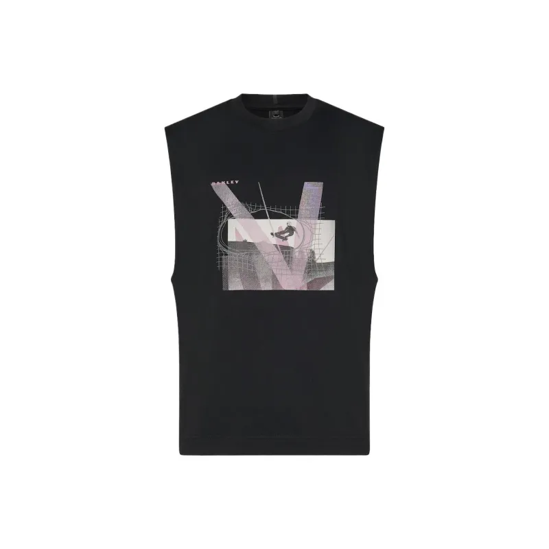 Oakley Tank Tops Men Black-0