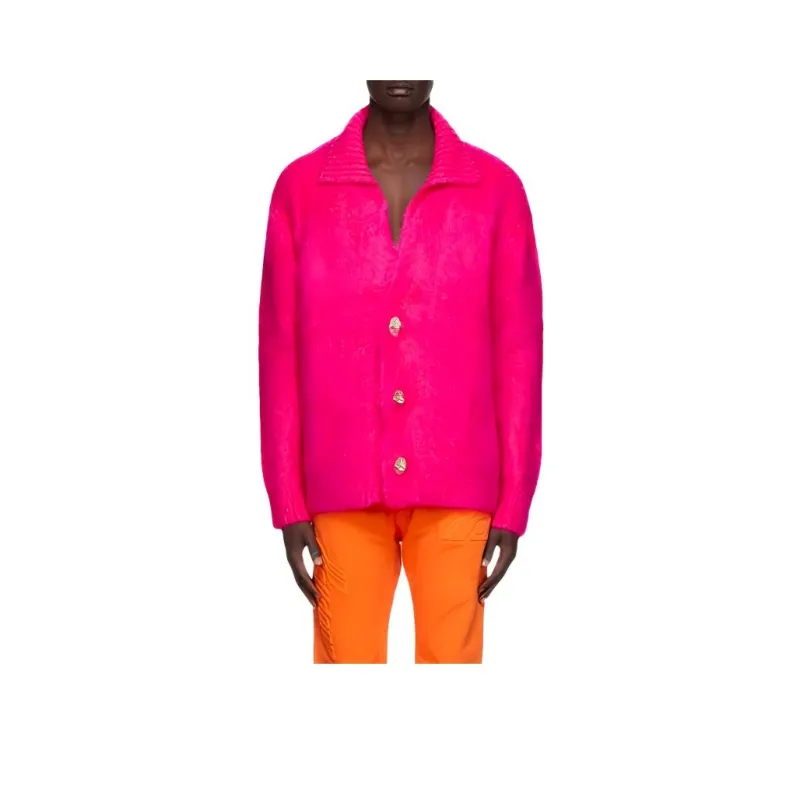 WE11DONE Sweater Unisex Rose Red-0