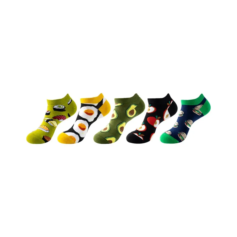 SOIE No Show Socks Unisex 5 Pack-3