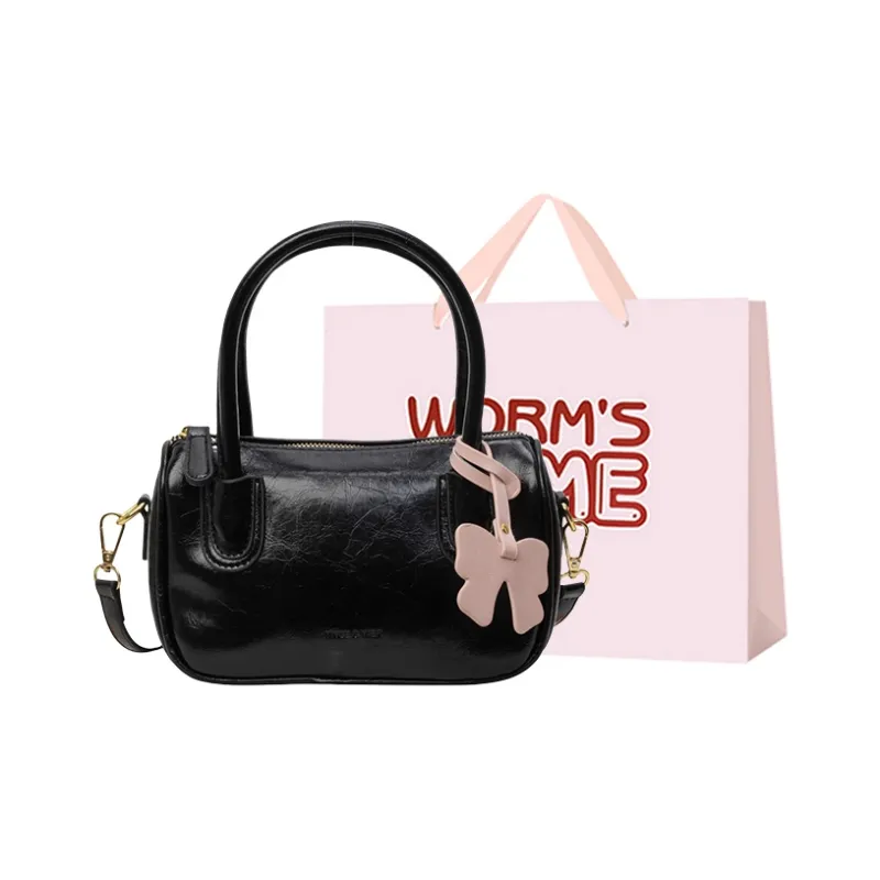 Worm's Home PU Shoulder Bag, Handbag Women's Multicolor-6