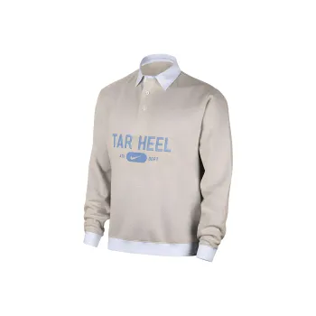 Nike Unc Club Fleece Men's Nike College Long Sleeve Polo